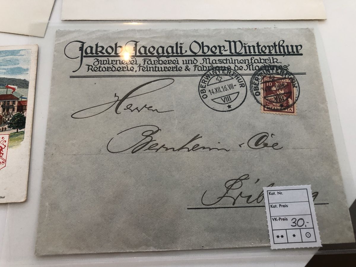 Alle Briefmarken: Sammelschatz WINTERTHUR ab 1879 – Gebraucht aus Lufingen von Rac0 8