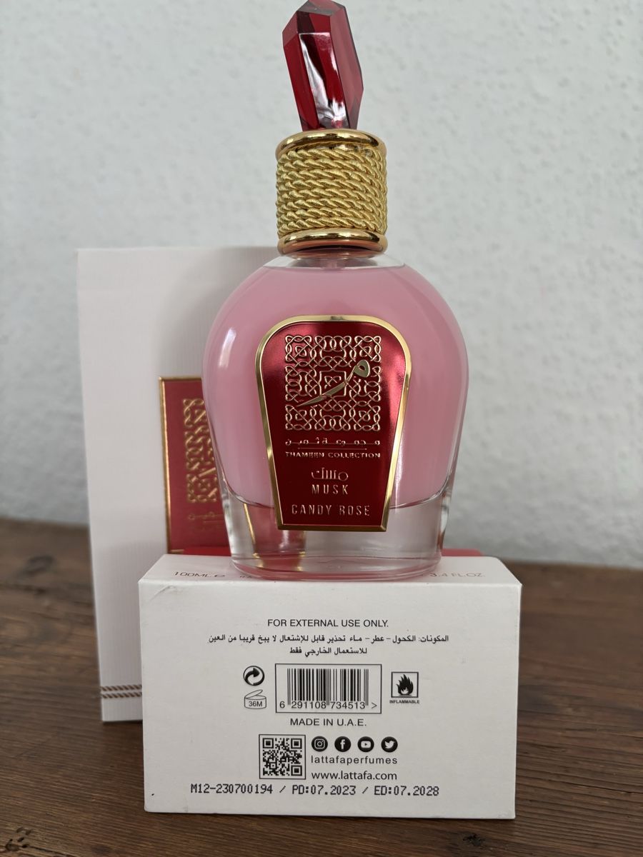 Lattafa Parfum & Eau de Toilette: Lattafa Musk Candy Rose – Neu (gemäss Beschreibung) aus Visp von Orion-1 2