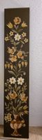 Rustikale Bauernmalerei Wandbild, Blumenmotiv, Vintage