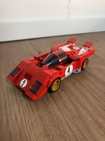 Lego Speed Champions Ferrari 512 M Rennwagen rot aufgebaut