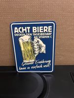 Bier Blechschild