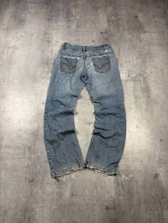 Vintage Y2K Ultra Lowwaist Baggy Bootcut Jeans