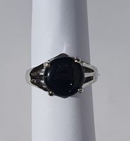 Ring mit Glimmerstein Gr. 20 *NEU*