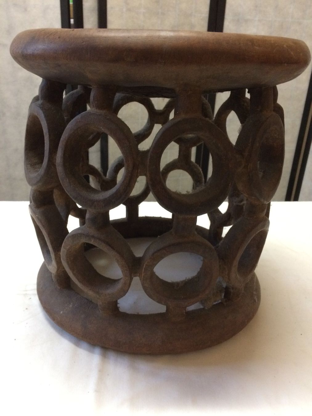 Tabouret en bois sculpté Bamileke Cameroun (D'occasion) à Vevey pour ...