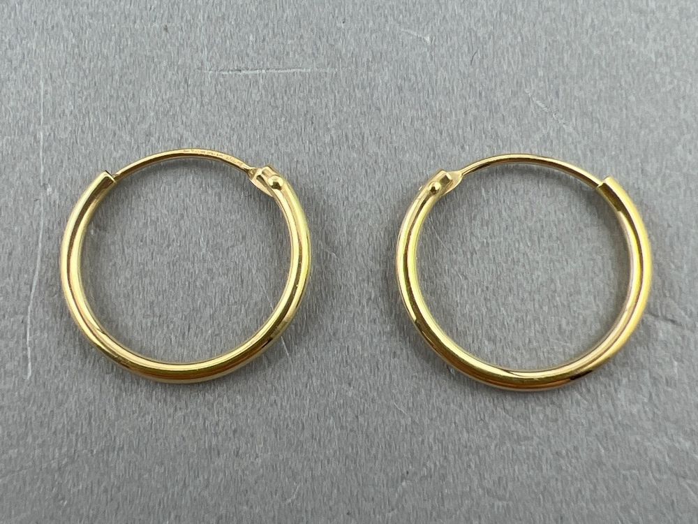 Creolen 750 Gold Kaufen Auf Ricardo