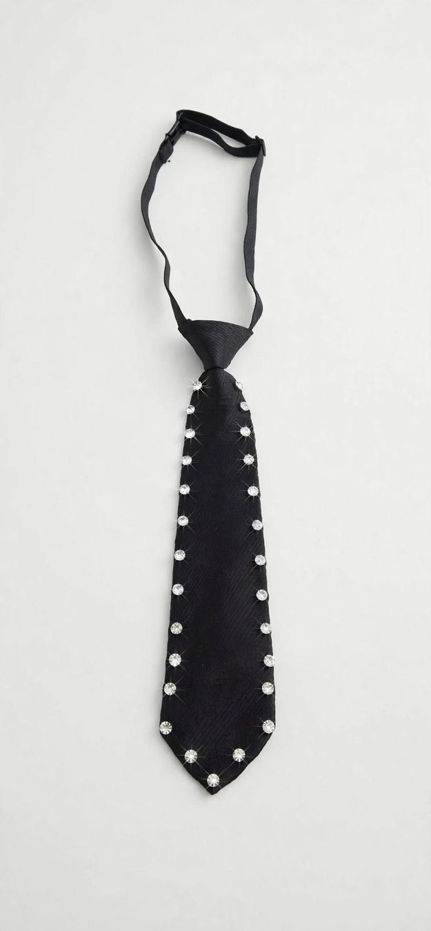Sonstige Accessoires für Damen: Cravatta nera con strass, accessorio moda, nuova – Neu (gemäss Beschreibung) aus Giubiasco von Stefaniav 3