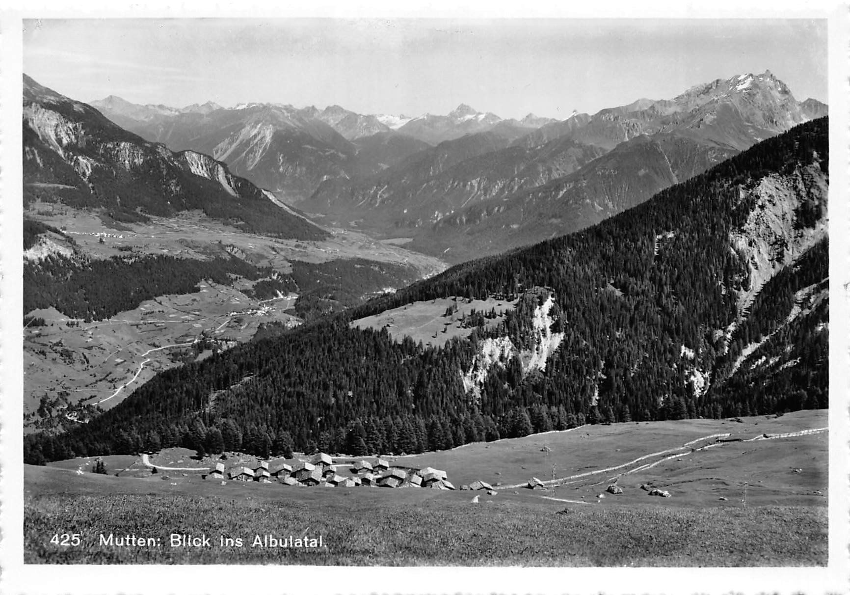 Cartoline postali: Albulatal, Mutten – Usato da Ottikon b.Kemptth. venduto da Neptun1974