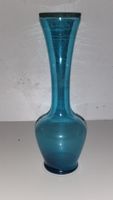 blaue Glasvase