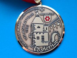Volksrad Tour 1985 Medaille Schloss (H274)