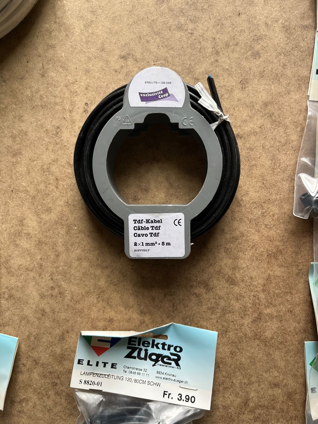 Cavi: Diverses Elektromaterial, Kabel, Schalter, Lot, Konvolut – Usato da Netstal venduto da spaltflo01 3