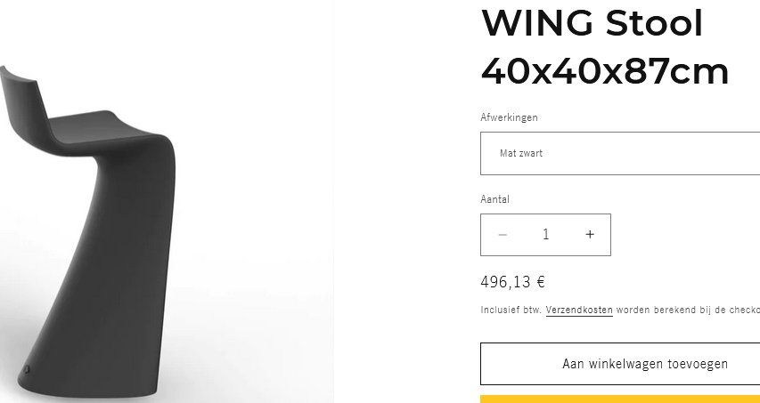 Set di tavolo e panche: Vondom Wing Tisch + 2 x Stühle /  table + 2 x chaises – Usato da Collonges venduto da arashee 6