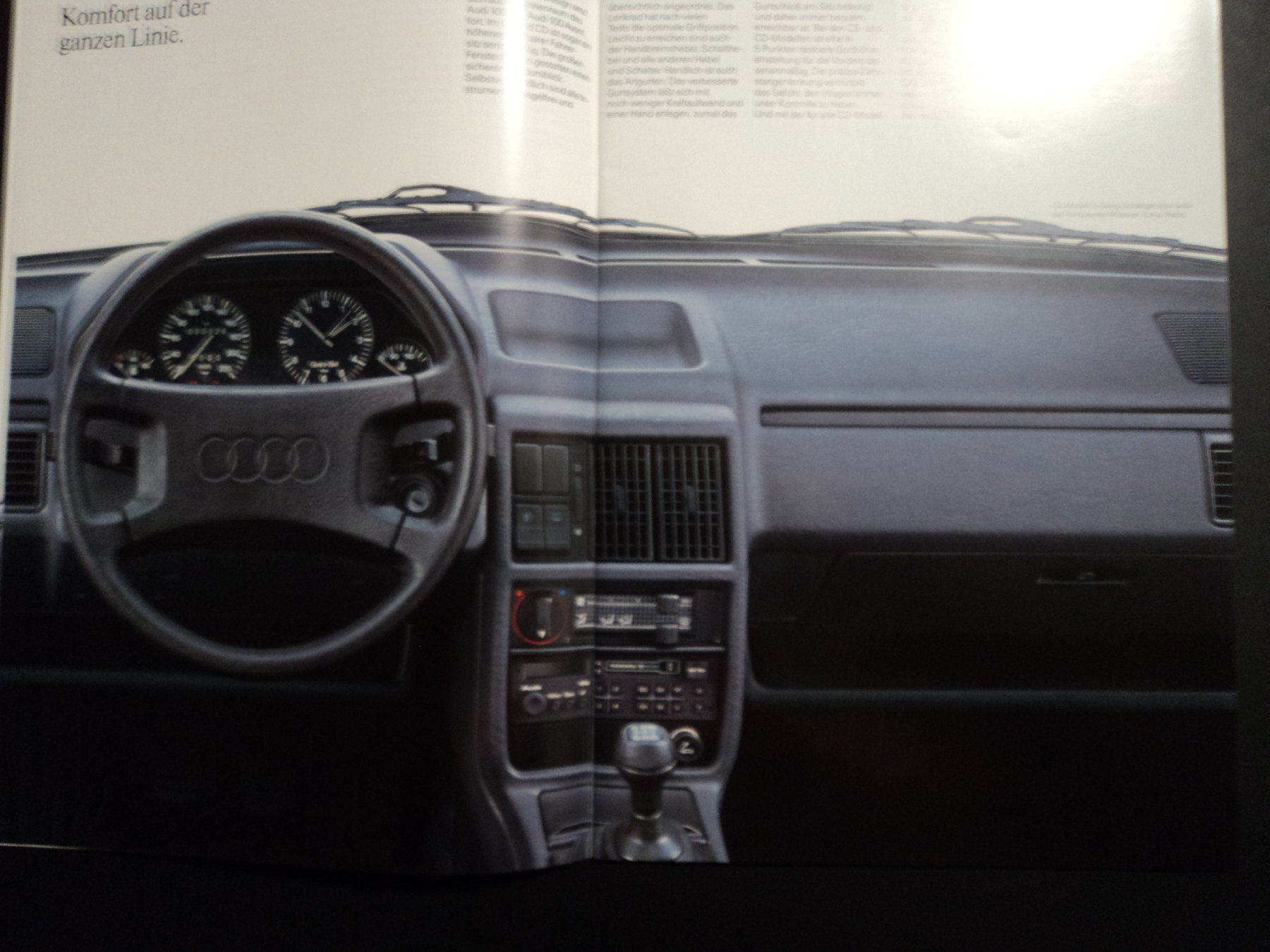 Audi Documenti: Prospekt Audi 100 / 100 Avant 1987 – Usato da Schwarzenburg venduto da modelCARama 5