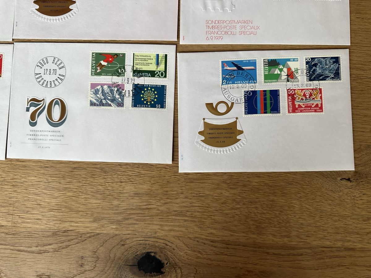 Tous les timbres: Schweiz - 12x FDC SONDERPOSTMARKEN – D'occasion à Schmitten / FR par Samsara169 4