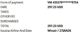 2 x Flug-Gutschein (Winair, Karibik) / Wert 297.23 USD / St.
