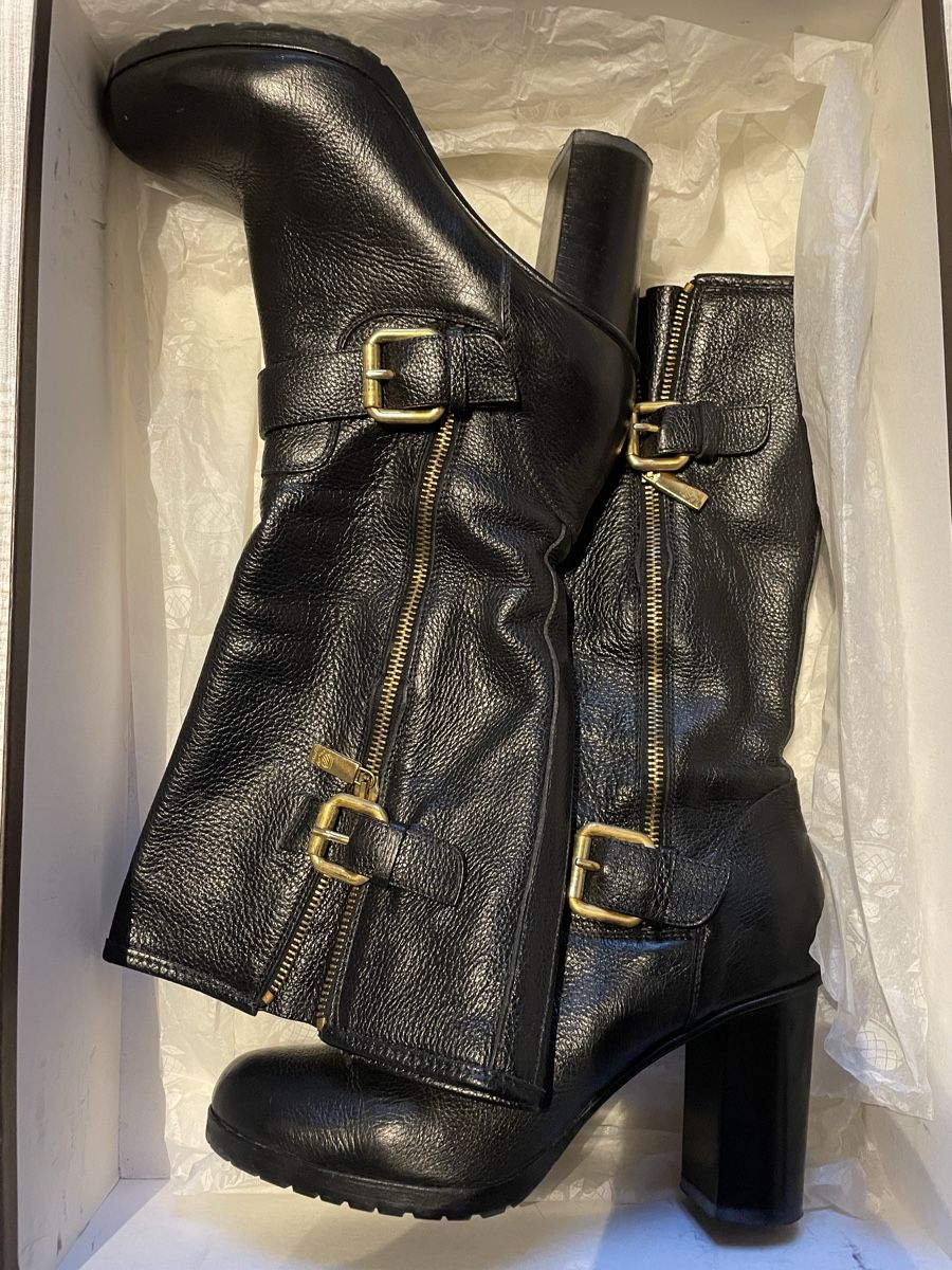 Navyboot Scarpe da donna: Navyboot Lederstiefel, Gr. 38, SD Boots 70+ – Usato da Hauptwil venduto da BernadettS