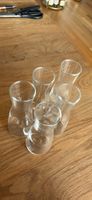 5 kleine Karaffen Glas neuwertig