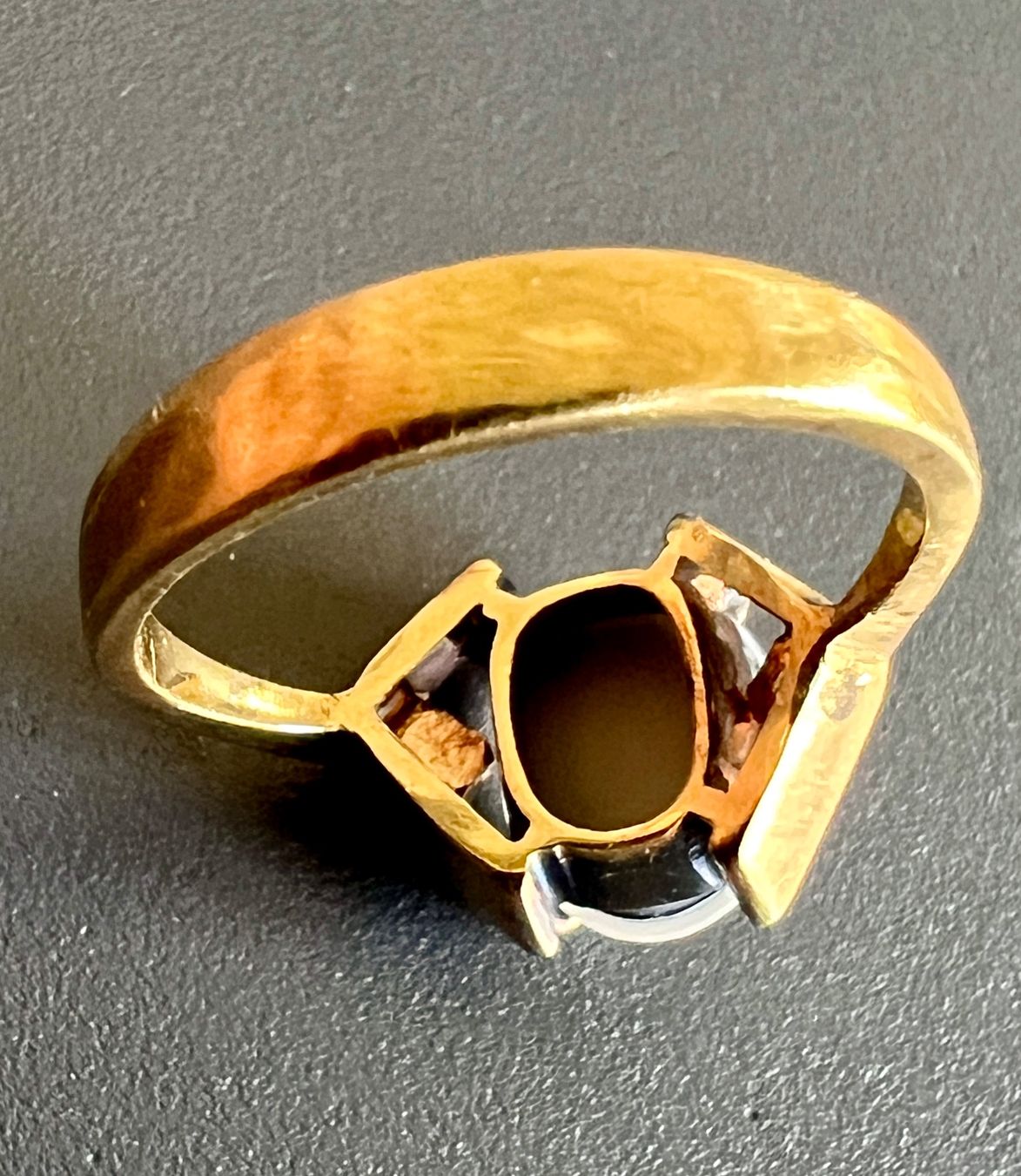 Bagues: Gold-Ring 18 K mit Opal und Zirkonia – D'occasion à Chur par Penting1935 4