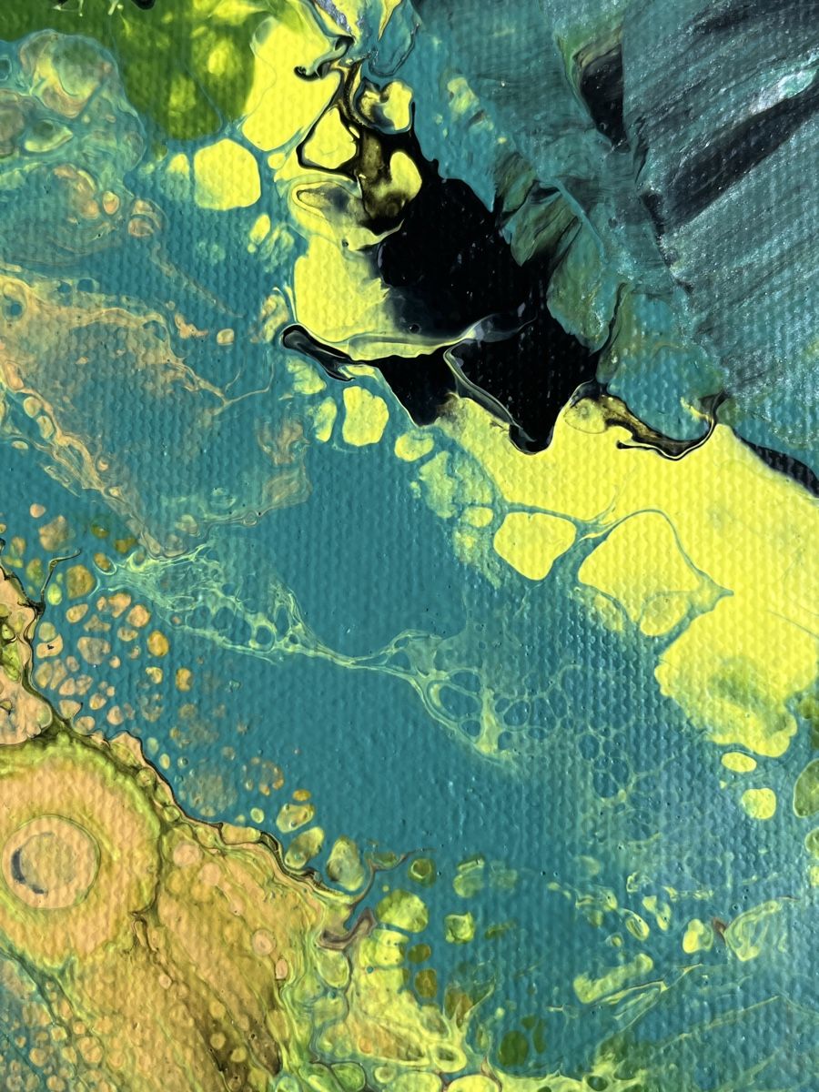 Gemälde: Abstraktes Acrylbild "Sommergefühle" Unikat – Neu (gemäss Beschreibung) aus Hochdorf von Jasminurschel 4