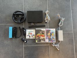 Nintendo Wii Konsole mit Zubehör und Spielen