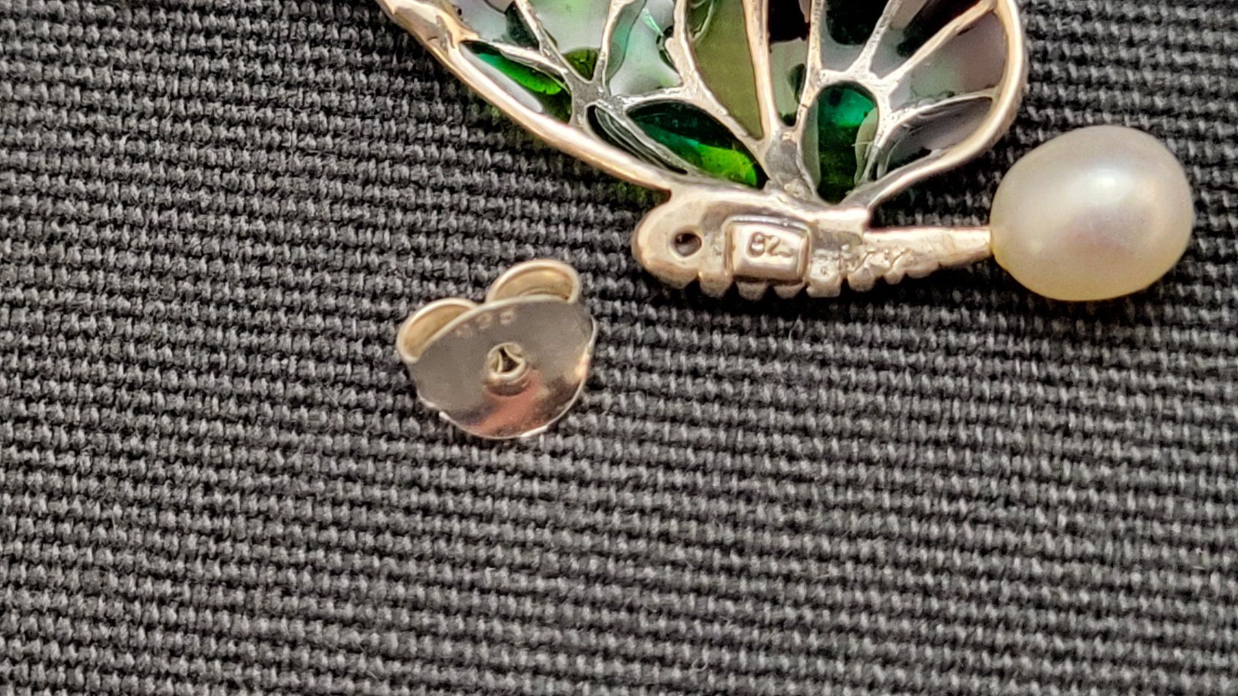 Ohrringe & -stecker: Silber-Ohrschmuck SCHMETTERLINGE – Defekt aus Basel von spinne02 6