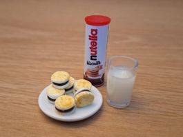 Handmade Nutella Kekse, Für Puppenhaus, Maileg