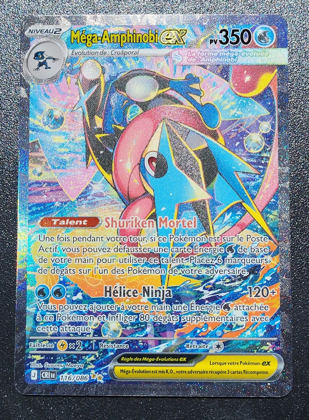 Pokémon Carte collezionabili: Mega Amphinobi Ex Chaos ascendant FR – Nuovo (secondo la descrizione) da St-Sulpice VD venduto da cel_ysf7 1