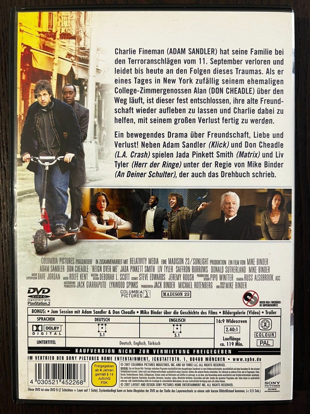 Tutti i DVDs: Reign Over Me - Die Liebe in mir – Usato da Zürich venduto da FilmFreunde 1