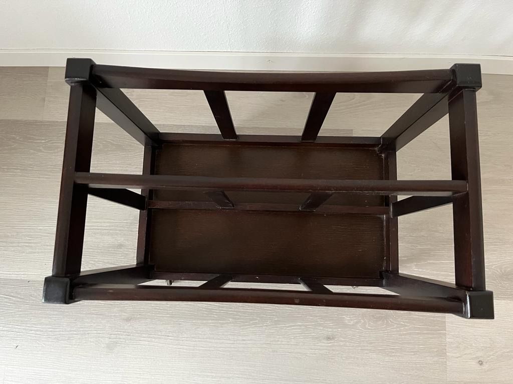Sonstiges für Haushalt & Wohnen: Mid-Century Zeitungsständer aus Holz – Gebraucht aus Horgen von Grizzly83 6