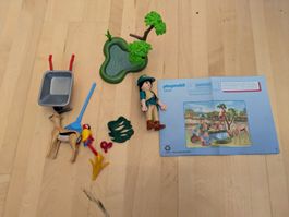 Playmobilset: Antilope mit Tierwärterin