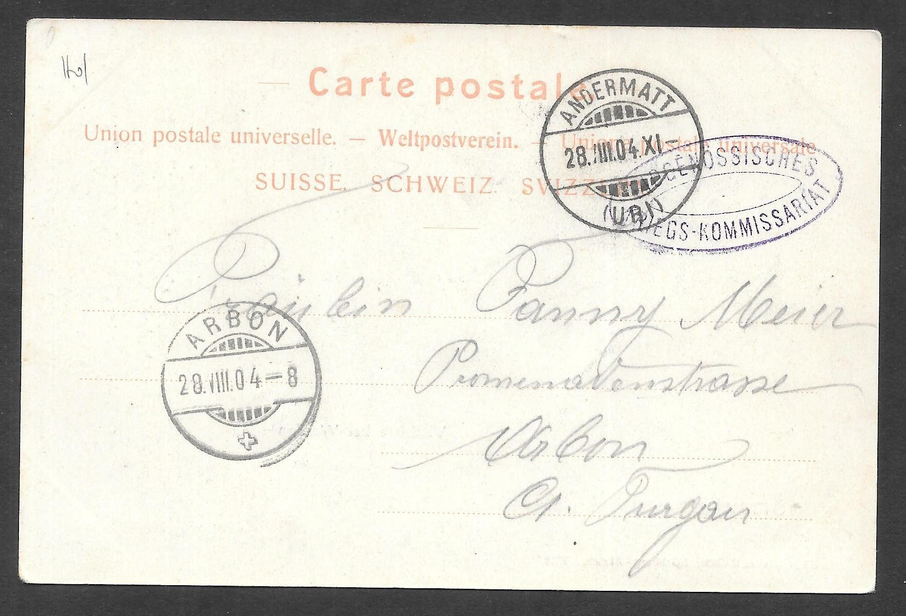 Cartes postales: Wassen Viadukte der Gotthardbahn Feldpoststempel – D'occasion à Olten par clotaldi 1