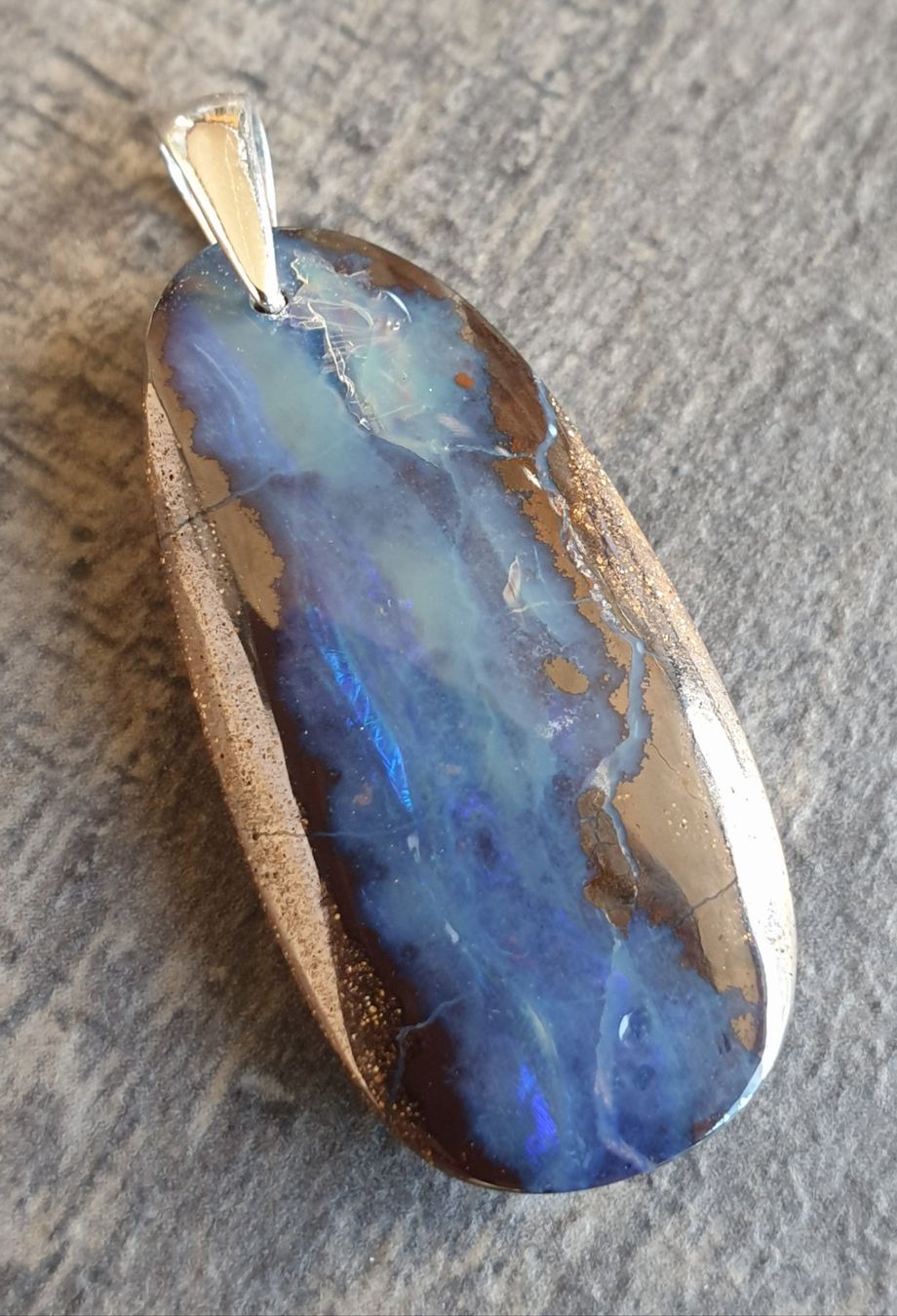 Pendentifs: Anhänger Boulder Opal. – Neuf (Voir description) à Niederbüren par Raphael014