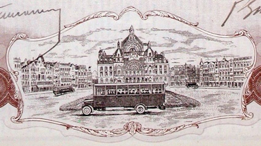 Documenti: Autobus Belges SA, Anvers - 1924 – Usato da Solothurn venduto da Sgasche 1