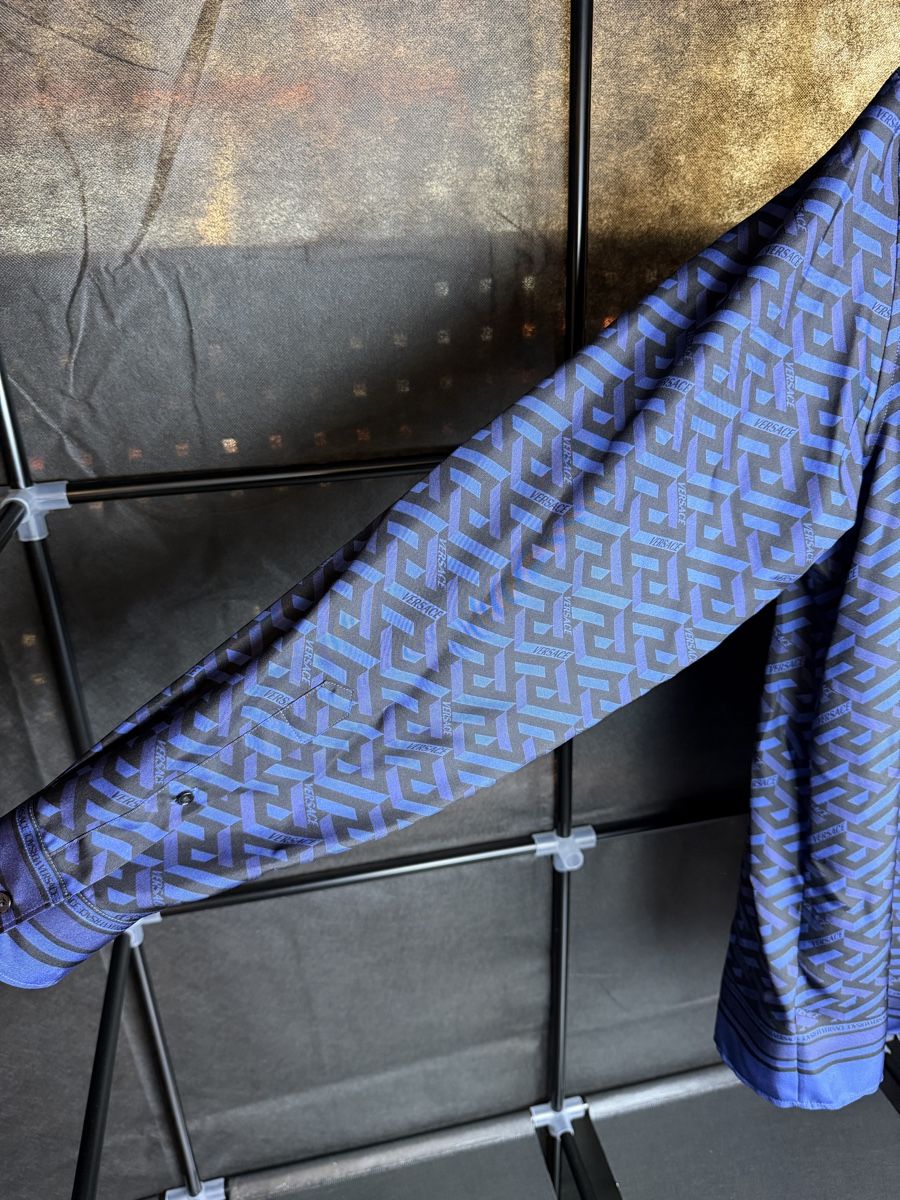 Versace Camicie: Versace Hemd Blau – Usato da Haag (Rheintal) venduto da BNMC.store 3