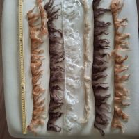 Konvolut Bastelzubehör /Wichtel - Haare / Pelz-Applikationen