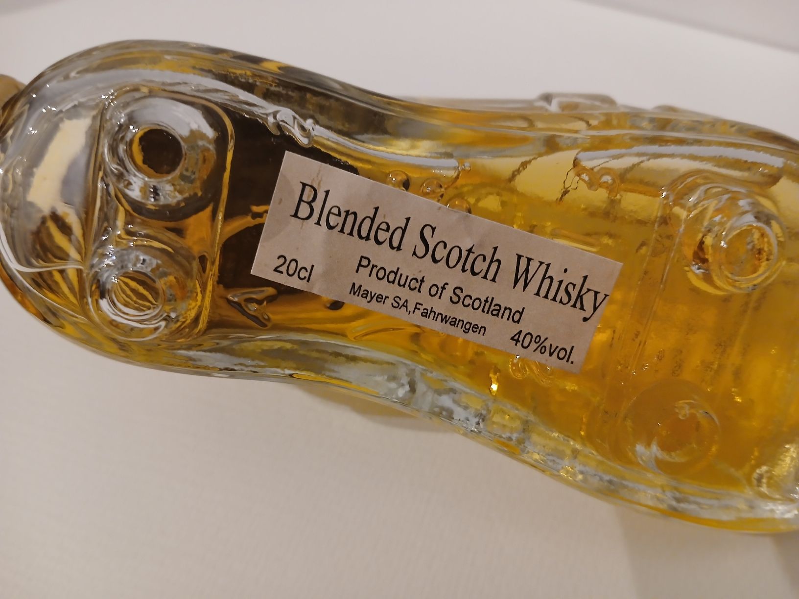 Bevande alcoliche: Whisky im Fussballschuh – Nuovo e nell'imballaggio originale da Ballwil venduto da Don-steve 2