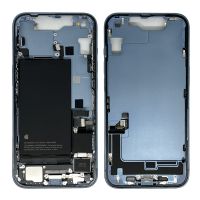 Châssis iPhone 14 Bleu sans Vitre Arrière (Origine Demonté)