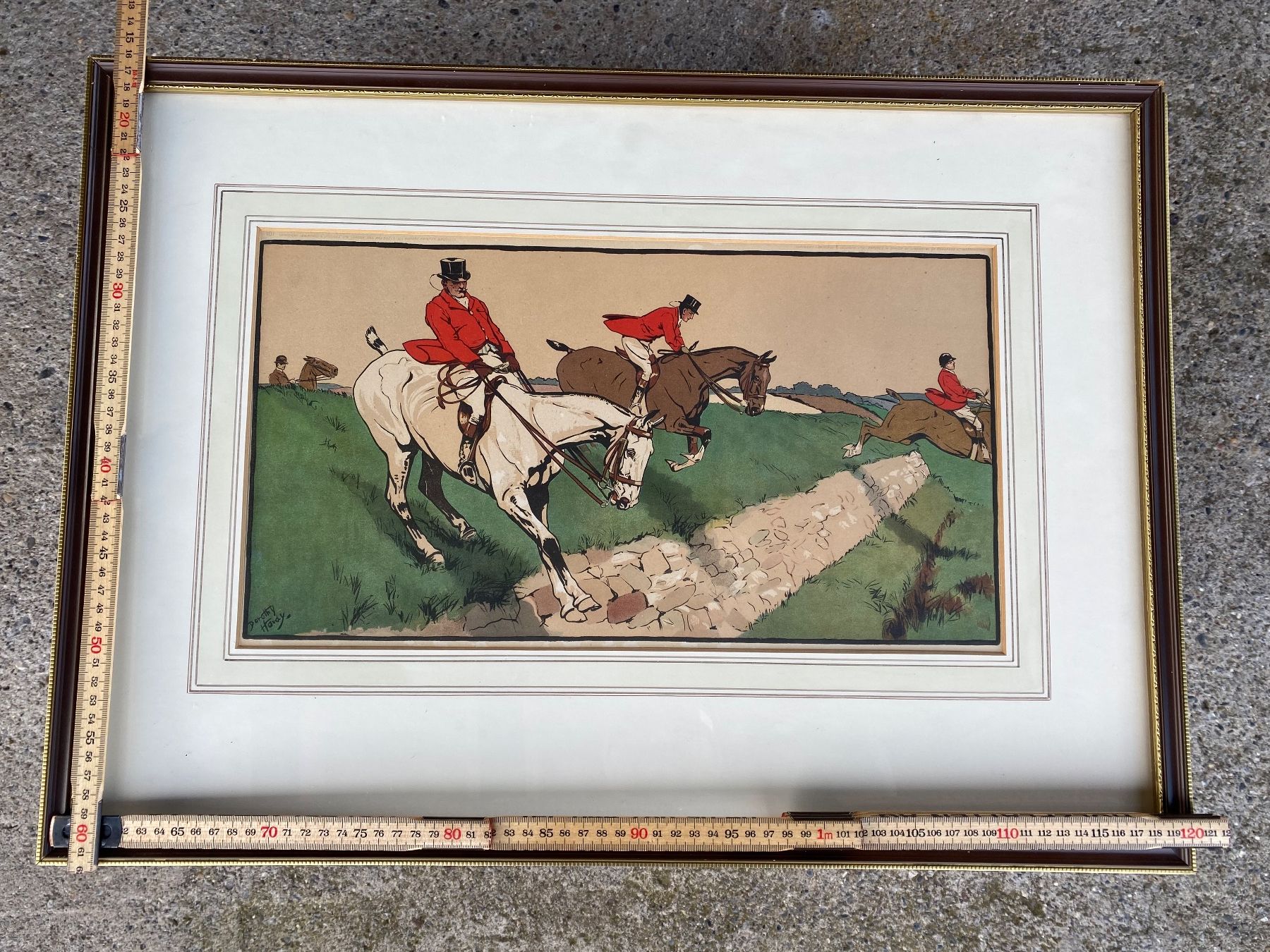 Carrozze: schönes Jagdbild von Dorothy Hardy – Usato da Feldbach venduto da Fea1 9