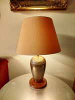 Elegante Vintage Tischlampe Silber – Mid Century Stil