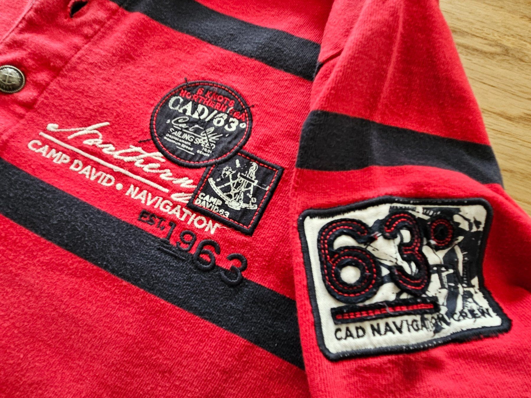 Camp David Maglioni & Felpe: CAMP DAVID NORTHERN SEA NAVIGATOR Shirt Pullover Gr.M – Nuovo (secondo la descrizione) da Oetwil am See venduto da swisspeak 9
