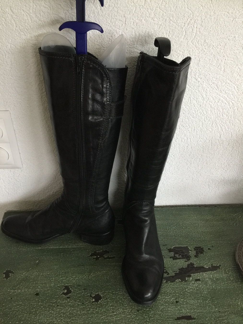 Damenschuhe: Lederstiefel schwarz GR. 38 – Gebraucht aus Kirchdorf AG von coco123 2