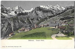 Mürren Grand Hotel coloriert