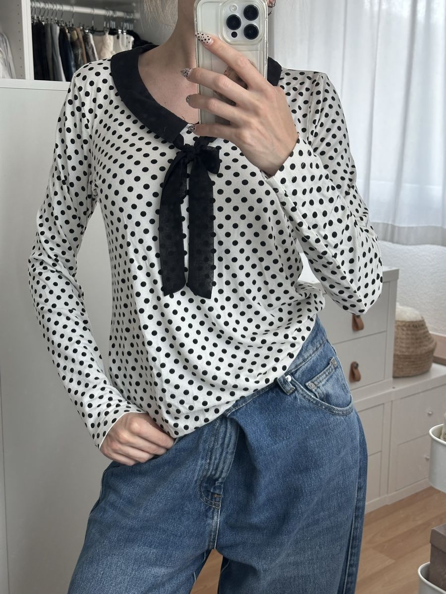 Camicette: Damen Bluse Kenny S. Polka Dot Grösse 34 – Usato da Frauenfeld venduto da vanyllua
