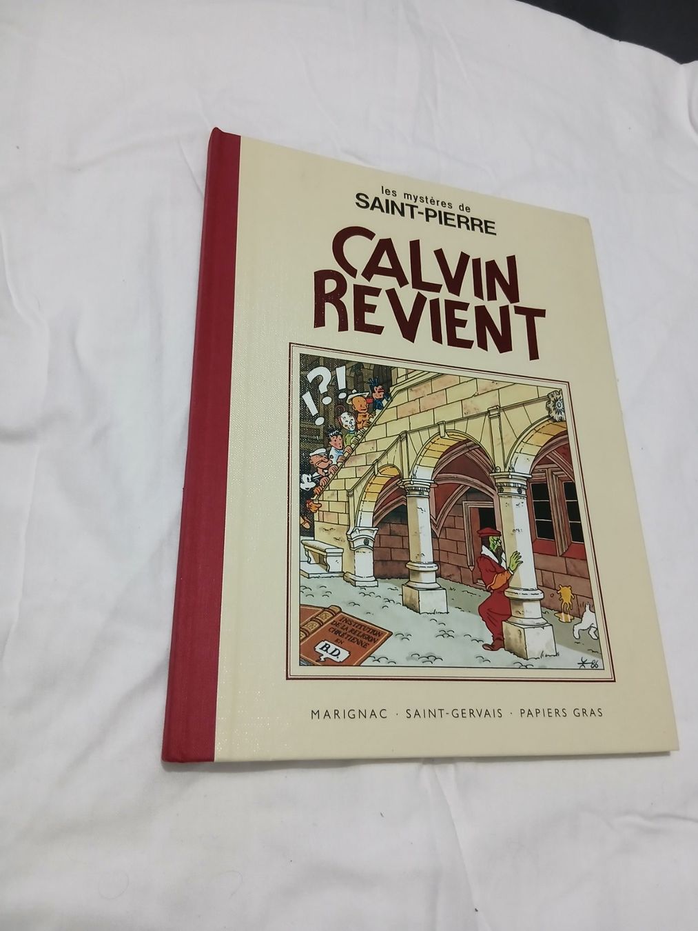 Fumetti: BD dédicacée "Calvin revient" les mystères de Saint Pierre – Nuovo (secondo la descrizione) da Le Grand-Saconnex venduto da Rgt87