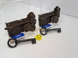 2 Möbel Schlösser mit Schlüssel, DM7.5cm, DLS (LOT3056#MBS3)