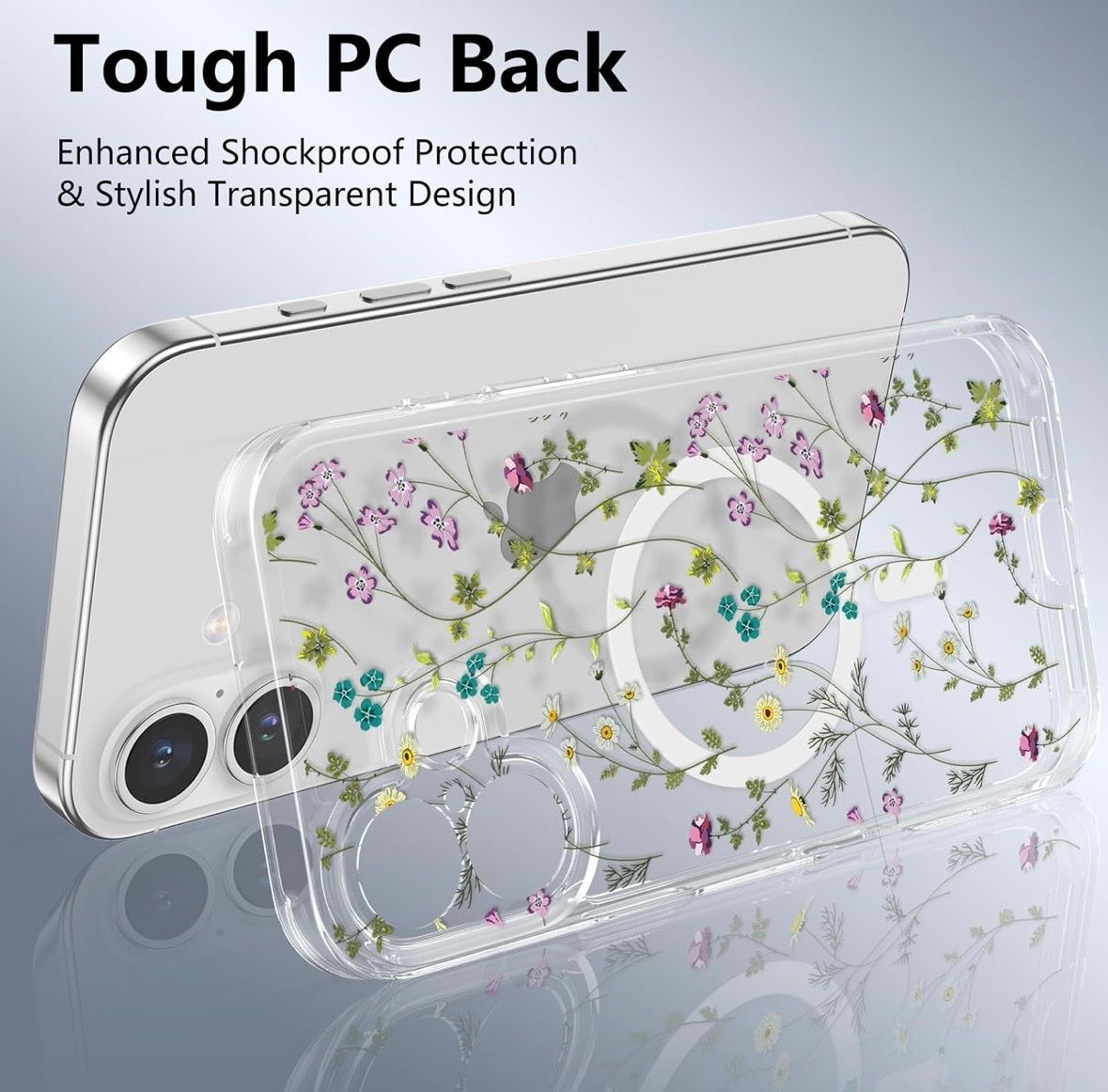 Apple Cover & Protezioni schermo: iPhone 16 silicone MagSafe Hülle - Blumen neu – Nuovo e nell'imballaggio originale da Frauenfeld venduto da Vanityroom 1