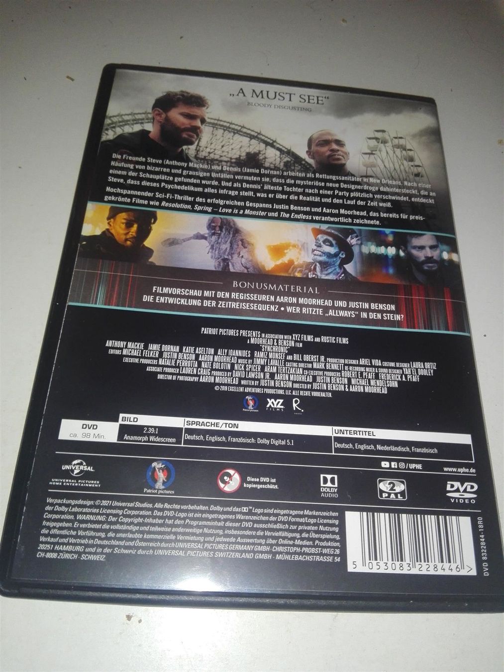 Tutti i DVDs: Synchronic - Zeit ist eine Illusion – Usato da St. Gallen venduto da elkapone 5