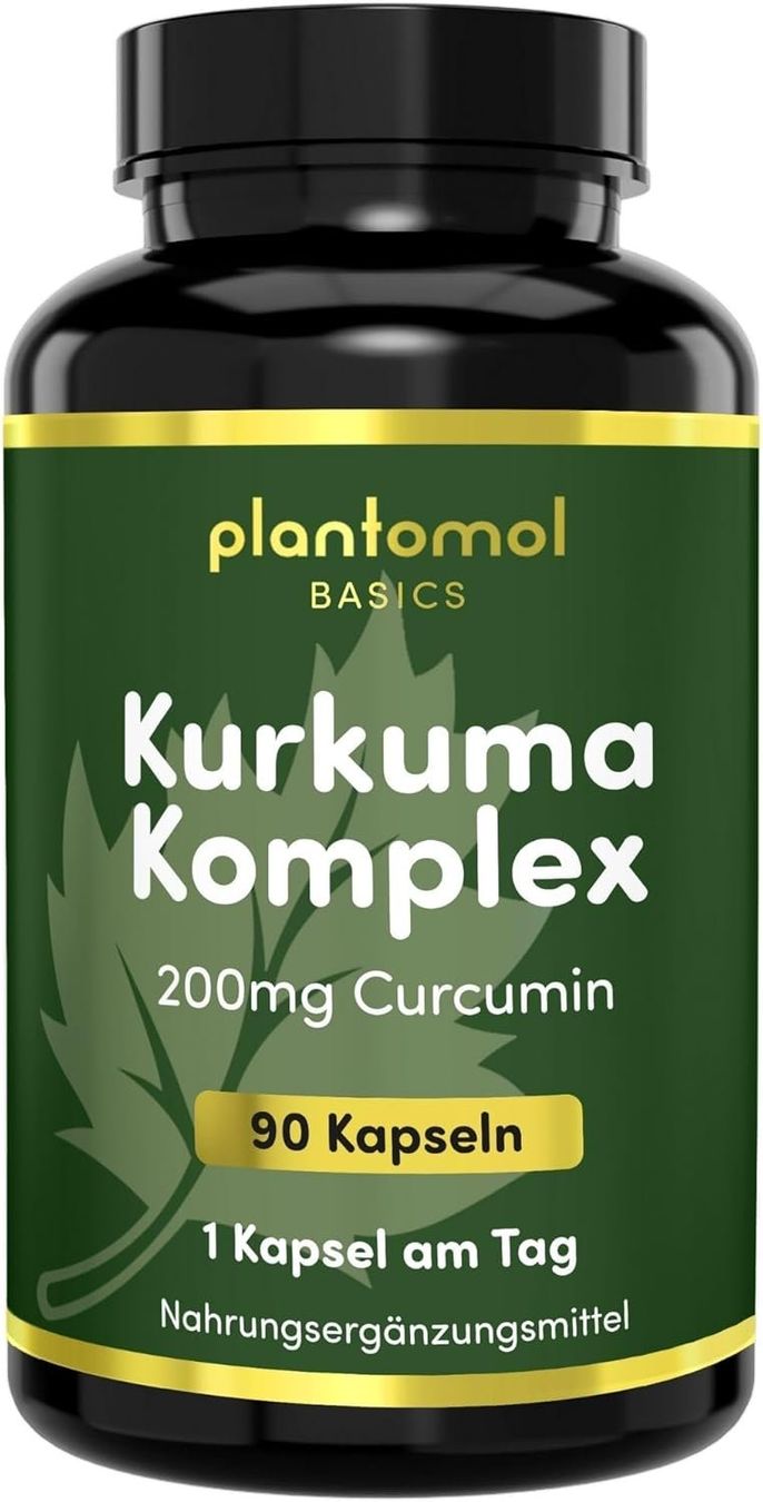 Lebensmittel & Spezialitäten: Kurkuma Kapseln Curcumin Piperin 200mg – Neu und originalverpackt aus Suhr von SchnapperCH