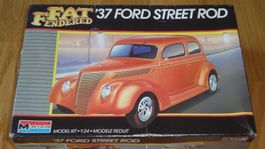MONOGRAM FAT FENDERS '37 FORD STREET ROD 1:24