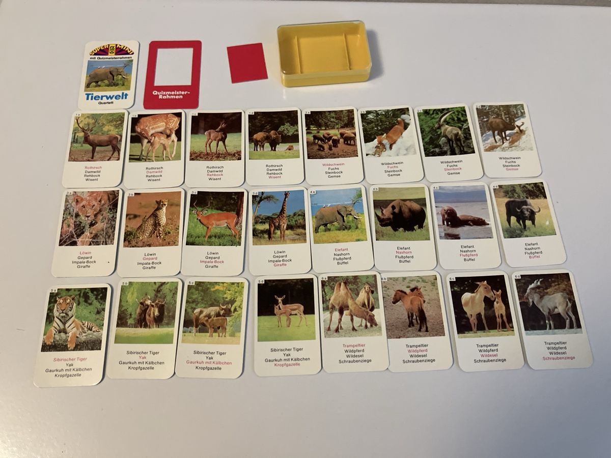 Jeux: Mini Tierwelt Quartett – D'occasion à Zürich par Birkhofer 1