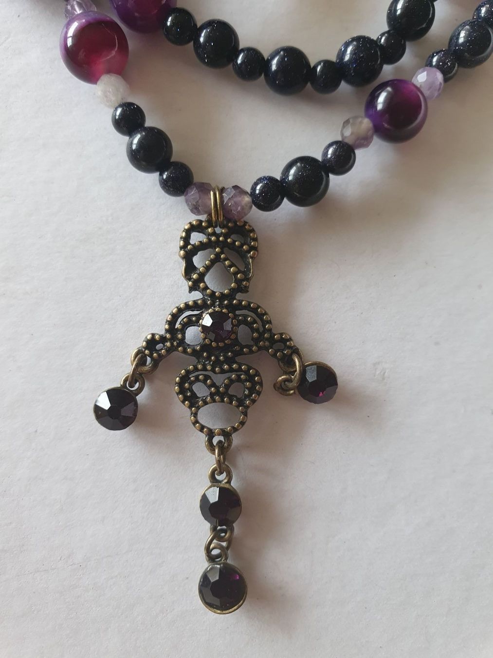 Catenine: Sandstone, Amethyst und Agate – Nuovo (secondo la descrizione) da Benglen venduto da Meercat3 3